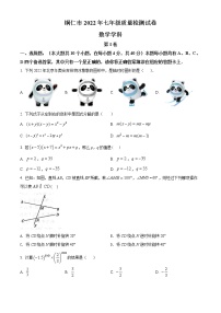 贵州省铜仁市2021-2022学年七年级下学期期末数学试题(word版含答案)