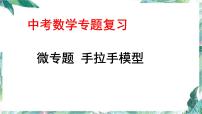 九年级中考数学专题复习课件  手拉手模型