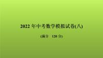 2022年中考数学人教版一轮复习讲练课件：模拟试卷(八)