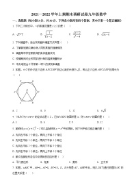 河南省新乡市卫辉市2021-2022学年九年级上学期期末数学试题(word版含答案)