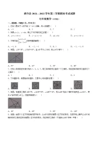 河南省开封市通许县2021-2022学年七年级下学期期末数学试题(word版含答案)