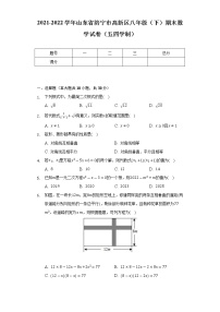 2021-2022学年山东省济宁市高新区八年级（下）期末数学试卷（五四学制）（Word解析版）