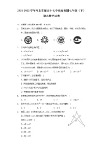 2021-2022学年河北省保定十七中教育集团七年级（下）期末数学试卷（Word解析版）