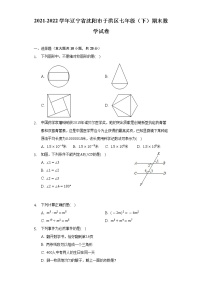 2021-2022学年辽宁省沈阳市于洪区七年级（下）期末数学试卷（Word解析版）