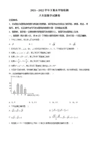 河南省三门峡市2021-2022学年八年级下学期期末数学试题