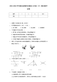 2021-2022学年湖北省随州市随县七年级（下）期末数学试卷（Word解析版）