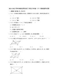 河南省开封市兰考县2021-2022学年八年级下学期期末数学试卷(word版含答案)