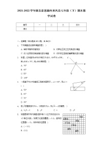 2021-2022学年湖北省恩施州来凤县七年级（下）期末数学试卷（Word解析版）