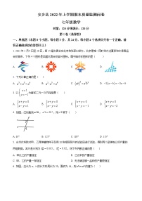 湖南省常德市安乡县2021-2022学年七年级下学期期末数学试题(word版含答案)