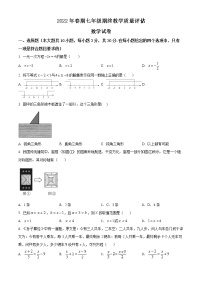 河南省南阳市社旗县2021-2022学年七年级下学期期末数学试题(word版含答案)