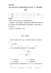 2021-2022学年广西贺州市富川县七年级（下）期末数学试卷（Word解析版）