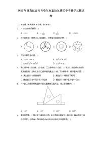 2022年黑龙江省齐齐哈尔市富拉尔基区中考数学三模试卷（Word解析版）