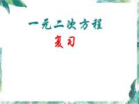 人教版九年级数学上册课件:第二十一章 一元二次方程复习