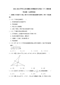 山东省烟台市栖霞市2021-2022学年七年级下学期期末数学试题(word版含答案)