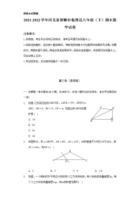 2021-2022学年河北省邯郸市临漳县八年级（下）期末数学试卷（Word解析版）