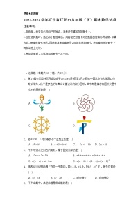 2021-2022学年辽宁省辽阳市八年级（下）期末数学试卷（Word解析版）