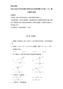 2021-2022学年内蒙古呼伦贝尔市阿荣旗七年级（下）期末数学试卷（Word解析版）