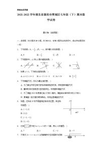 2021-2022学年湖北省襄阳市樊城区七年级（下）期末数学试卷（Word解析版）