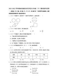 陕西省商洛市丹凤县2021-2022学年七年级下学期期末数学试卷(word版含答案)