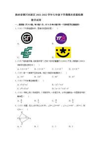 陕西省铜川市新区2021-2022学年七年级下学期期末质量检测数学试卷(word版含答案)