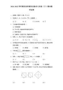 2021-2022学年湖北省孝感市安陆市七年级（下）期末数学试卷（Word解析版）