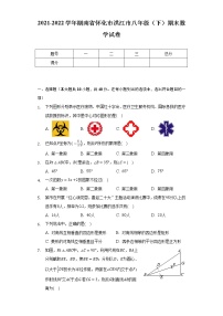 2021-2022学年湖南省怀化市洪江市八年级（下）期末数学试卷（Word解析版）