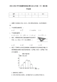 2021-2022学年新疆和田地区墨玉县七年级（下）期末数学试卷（Word解析版）