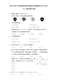 2021-2022学年湖南省娄底市涟源市长郡蓝田中学七年级（下）期末数学试卷（Word解析版）