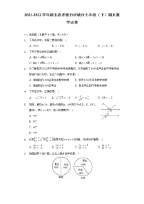 2021-2022学年湖北省孝感市应城市七年级（下）期末数学试卷（Word解析版）