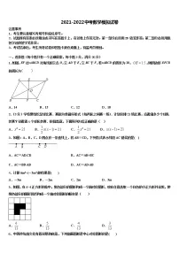 2022年山东省广饶县重点中学中考数学模试卷含解析
