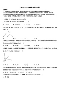 2022年山东省菏泽市东明县中考数学对点突破模拟试卷含解析