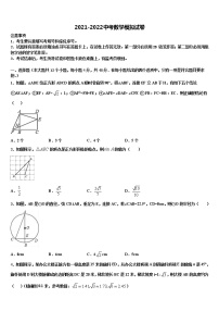 2022年山东省无棣县中考数学模试卷含解析