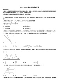 2022年云南省云南昆明市盘龙区中考数学模拟预测题含解析