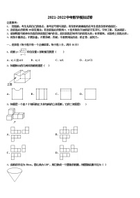 2022年浙江省杭州市启正中学中考数学模拟精编试卷含解析