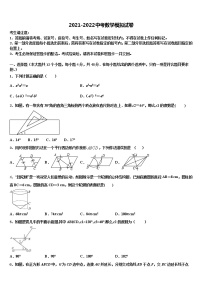 2022年浙江宁波鄞州区中考数学最后冲刺模拟试卷含解析