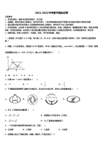 2022年云南省红河哈尼族彝族自治州泸西县中考试题猜想数学试卷含解析