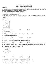 2022年天津市和平区二十一中中考数学全真模拟试卷含解析