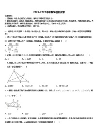 2022年四川省广安市岳池县达标名校中考数学对点突破模拟试卷含解析