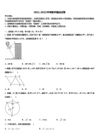 2022年西藏西藏达孜县达标名校中考试题猜想数学试卷含解析