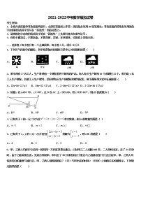 2022年上海市普陀区名校中考联考数学试题含解析