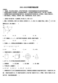 2022年浙江省温州市第八中学中考数学模试卷含解析