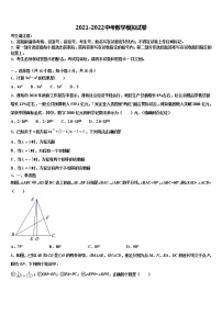 2022年浙江省温岭市八校中考数学适应性模拟试题含解析