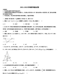 安徽省亳州一中学南校国际部重点名校2021-2022学年初中数学毕业考试模拟冲刺卷含解析