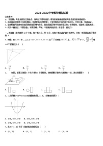 安徽省淮南市大通区（东部地区）重点名校2022年中考五模数学试题含解析