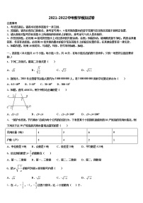 安徽省合肥市高新区2021-2022学年中考数学猜题卷含解析