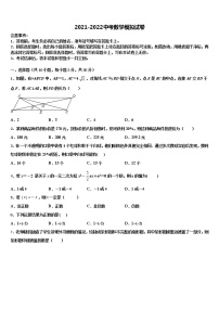 安徽芜湖无为县联考2022年中考五模数学试题含解析