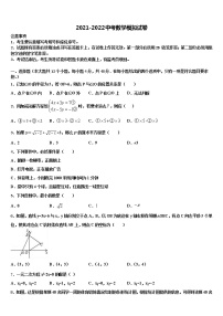 安徽省桐城市2021-2022学年中考二模数学试题含解析