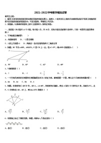 北京三帆中学2021-2022学年中考数学模拟精编试卷含解析