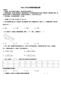 安徽省濉溪县联考2021-2022学年中考数学模试卷含解析