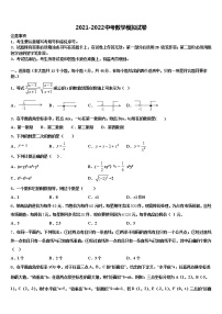 安徽省宿州市十三校2022年中考数学最后冲刺模拟试卷含解析